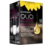 Tinte de Pelo Garnier Olia Chocolate Castaño Tiramisú Nº 4.15 - Pack de 2