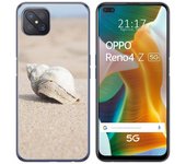 Tumundosmartphone Funda Gel Tpu para Oppo Reno 4Z 5G diseño Concha Dibujos