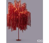 EDG Enzo De Gasperi Árbol De Navidad Led Frange 960 Microled H 180 Cm D 140 Cm Rojo