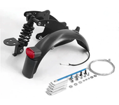 For Xiaomi KickScooter Mi3 Electric Scooter Modifited Rear Suspension Kit Rear Shock Absorption Fender Light Accessories Parts