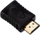 LINDY 41232 - Adaptador HDMI macho a hembra, negro
