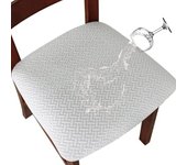 Waterproof Plaid Fabric Seat Case 4 Type Elastic Chair Covers For Kitchen Machine-wash Chair Seat Covers For Home Dining Room
