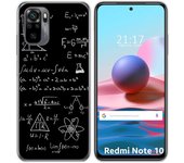 Tumundosmartphone Funda Gel Tpu para Xiaomi Redmi Note 10 / 10S diseño Formulas Dibujos