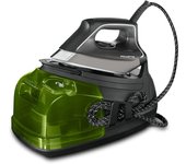 Rowenta Perfect Steam Pro DG8626 Centro de Planchado, Autonomía Ilimitada con 6.9 Bares, Golpe 450 Vapor Continuo de 120 g/min, Suela Microsteam Laser 400, Función Eco, Depósito Cal, Color Negro [Clase de eficiencia energética A+]