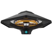 CECOTEC 08263 Calefactor de Techo Exterior 2000W con Mando y Luz LED para Terrazas y Jardines