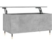 vidaXL Mesa de centro madera contrachapada 90x44,5x45 cm Blanco, Negro, Blanco brillante Mesita de Salón o Comedor o Auxiliar Mesa de Café Meuble Salón