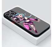 Anime Jinx For Apple iPhone 15 14 13 12 11 mini Pro Max 8 7 6S 6 XR X XS Plus Frosted Translucent Phone Case