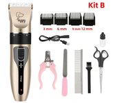 Pet Electric Scissors Kit Cat Dog Hair Prune Machine Professional Shearing Tool Kit Animal Beauty Electric Clipper Trim Foot Hai