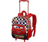 Mochila 3D Cars Pequeña, con Ruedas, Trolley 3D Cars, Licencia 100% Oficial, 30 x 25 x 10 cm, Karactermania - Kiglam