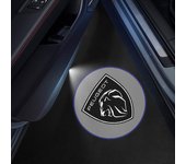 LED Car Door Emblem Light Welcome Lamp Wireless Laser Projector Auto Accessories For Peugeot 206 207 208 3008 308 307 406 407