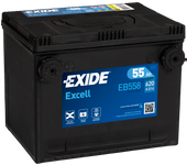 Batería de coche Exide EB558 Excell. 12V - 55Ah/620A (EN) Caja G75