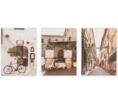 Set de 3 cuadros calidad premium con marco de madera - 30x40 cm o 50x70 cm - POSTER LAB
