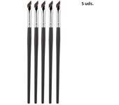 Upgrade Blade Eyeliner Ultra Thin Fine Angle Flat Eyebrow Brush Under The Eyes Place Makeup Brush Precise Detail Brush