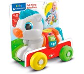 Clementoni Arrastre Baby Pony con Sonidos - Juguete de Arrastre Interactivo