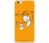 Funda original compatible con iPhone 6 o 6S con un diseño de T&J Fondo Naranja