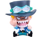 Q version One Piece Luffy Figure Roronoa Zoro Manga Anime Figure Statue PVC Action Collection Model Toys For Children