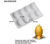Easter Eggs Chocolate Silicone Molds Large 3D Breakable Easter Egg Surprise Chocolate Molds Egg Mold for Diy Easter Decorations