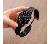 20 22mm Leather+Silicone Strap For Samsung Galaxy Watch 4 5 6 40 44mm 5Pro Magnetic Band Galaxy Watch 4/6Classic 43 47mm 42 46mm