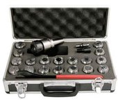 OPTIMUM 3352054 JUEGO DE PINZAS + PORTAPINZAS ISO 30 / ER 32 - M12 / BT 30