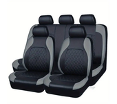PU Leather Car Seat Covers Airbag Compatible Car Interior Accessories Front/ Rear/ Full Set Cover Cushion Universal Fit Most
