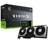 MSI VENTUS GeForce RTX5080 16G 3X OC NVIDIA GeForce RTX 5080 16 GB GDDR7