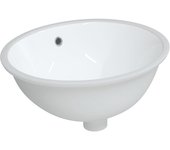 vidaXL Lavabo de Baño Ovalado Lavamanos Fregadero de Aseo Cerámica Blanco Dimensiones 33 x 29 x 16.5 cm,  37 x 31 x 17.5 cm,  38.5 x 33.5 x 19 cm y mas