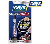 Ceys Adhesivo Instantáneo SUPERUNICK PODER EXTREMO 10gr 504250 - Rápido y Fuerte