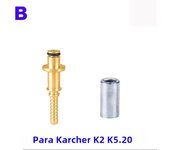 Hose Plug Fitting With Sleeve For Karcher K2K3 K4 K5 K6 K7 Nozzle Accessories Pressure Washer Pipe Tip Repair Connector Adaptor