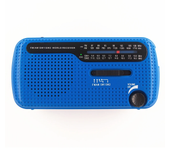 Portable Multifunctional Radio Hand Crank Solar Crank Dynamo Powered AM/FM/SW1 Weather Radio with Flashlight LED Reading Light