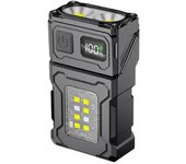 180° Rotatable Flashlight Dual Light Portable Multifunctional Torch Type-C Rechargeable Power Bank Outdoor Fishing Pocket Lanter