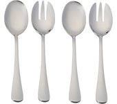 DEKORA SOUL Set de Cubiertos de Acero Inoxidable de Diseño Contemporáneo y Acabado Pulido, 18/0, Aptos para Lavavajillas - Elegancia y Durabilidad para Cada Mesa
