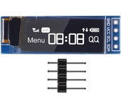 I2C OLED Display Module 0.91 Inch I2C SSD1306 OLED Display Module White / BLUE I2C OLED Screen Driver DC 3.3V~5V for Arduino