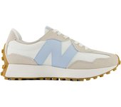 Zapatillas Blancas y Azules New Balance 327 Timberwolf con Sea Salt y Light Chrome Blue