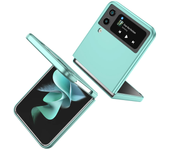 Foldable PC Sheath with Fall Protection for Samsung Galaxy Z Flip 6 Flip 5 Flip 4 Flip 3 Flip 2 1 5G Cover Without Fingerprints