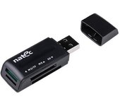 LECTOR DE TARJETAS NATEC MINI ANT 3 SDHC MMC M2 MICROSD USB 2.0 NEGRO