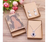 DIy multi gift box Handmade love wedding box Dreamcatcher jewelry necklace pendant box earring box12pc+12inner card per lot