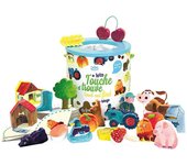 Vilac Cubo de Madera Granja Juego de Encontrar Objetos - Desarrollo Habilidades Motoras