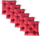 MORE FREE-Cojines para Silla，Cojin de Asiento Decorativo Funda de Poliéster y Relleno de Fibra Hueca 45x45x5cm,Ideal para Comedor, Terraza, Salón y Restaurante
