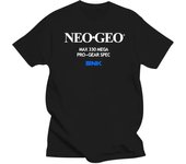 Funny Fatal Fury Neo Geo Startup Screen T-Shirt Men Women Crewneck Pure Cotton T Shirt Classic T Shirt Gift Idea Plus Size Tees
