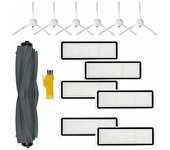 Kit de accesorios para Dreame L10s Ultra, L10s Pro, L10 Ultra, D10s Plus. Repuestos para robot (13 paquetes): 1 cepillo principal, 6 filtros y 6 cepillos laterales.
