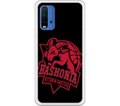 Funda original compatible con Xiaomi Redmi 9T/Pocophone M3 - Baskonia escudo rojo fondo negro