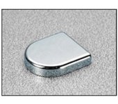 Tapa embellecedor ovalado 36x30 cromo p2cba06  para bisagra cristal 30.245