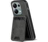 Solid Color Leather Wallet Card Slot Bracket Phone Case For Xiaomi 14T 13T 11T Pro Redmi Note 14 14C 13 13C 12 11 10 S Pro Cover