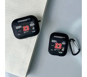 No. 23 Jersey Air Pod Case Cover For Silicone Wireless Earphone For Airpods 1 2 3 For Airpods Pro 2 Case With Keychain men women