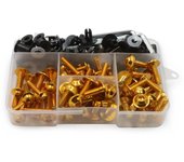 For Yamaha R1 R6 R3 FZ1 FZ6 FZ8 MT03 MT07 MT09 MT10 XJ6 TMAX VMAX XMAX R125 MT-25 195PCS Fairing Bolts Kit Bodywork Screws Nut
