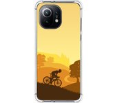 Tumundosmartphone Funda Silicona Antigolpes para Xiaomi Mi 11 5G diseño Ciclista Dibujos