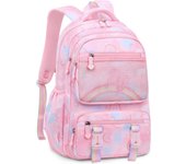 Mochila escolar para niños, mochila impermeable para estudiantes de escuela primaria, mochila informal ligera