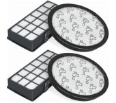 Set Of 2 Hepa Filters For Rowenta Silence Force Cyclonic 4aaaa Ro7647ea Ro7663ea Ro7676ea Ro7681ea (model Ro76xx) Vacuum Cleaners, Replacement Filter