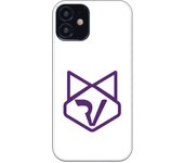 Funda original compatible con iPhone 12 Mini - Real Valladolid Trazo Lila
