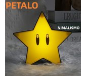 LED Game Pixel Icon Night Light 3D Illusion Led Ghost Lamp Visual Action Figure Model Voice Control Lamp for Gaming Room Decor